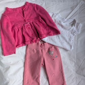 Pink Baby Outfit Set